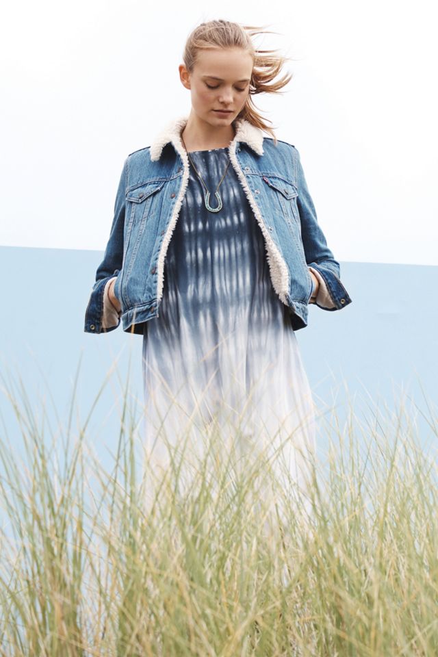 Levi's Denim Sherpa Jacket #3