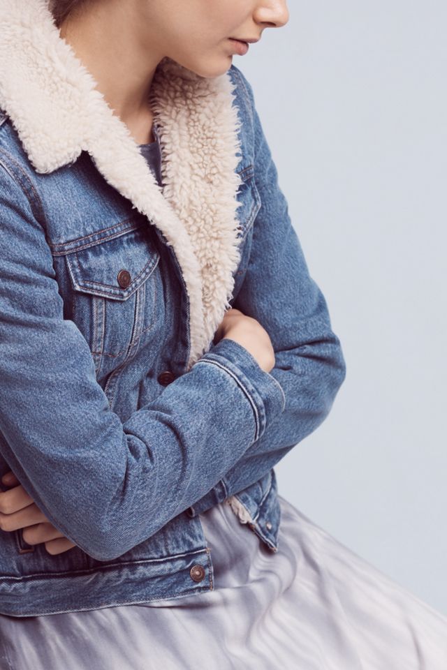 Levi's Denim Sherpa Jacket #1