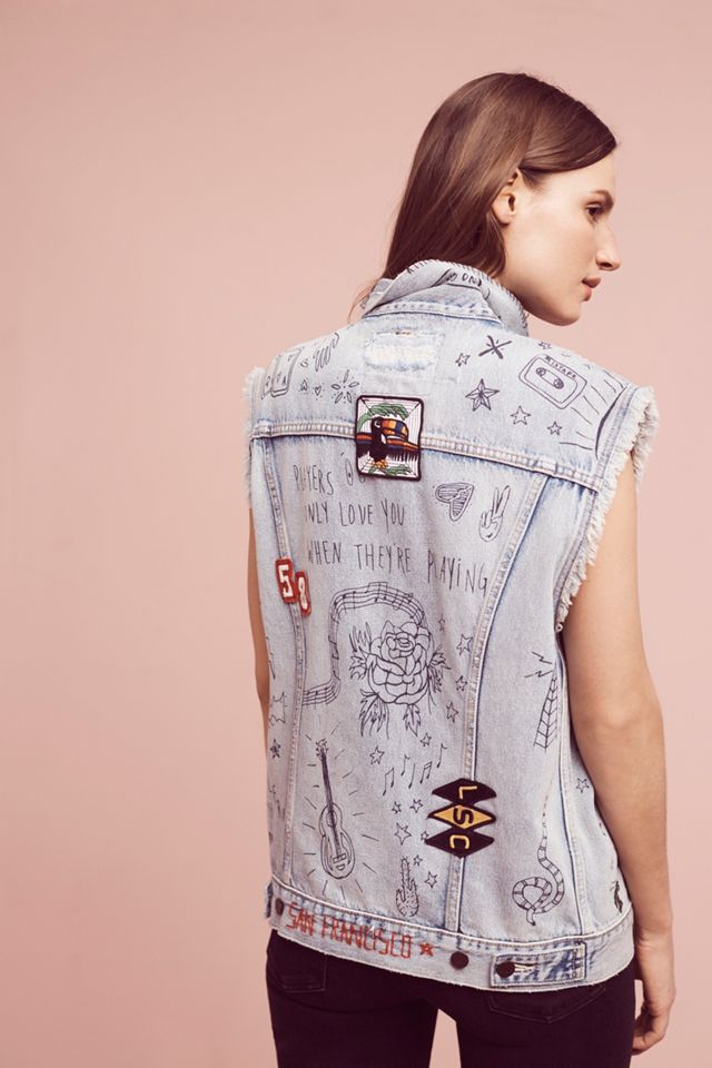 Levi's Patched Trucker Vest #4