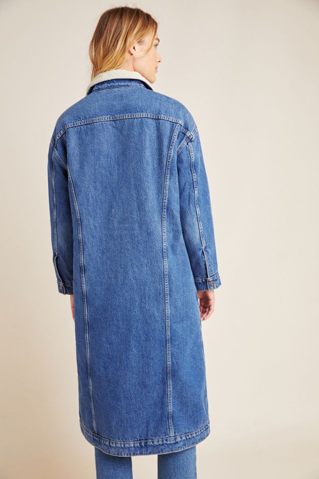 Levi's Extra-Long Denim Trucker Jacket #1