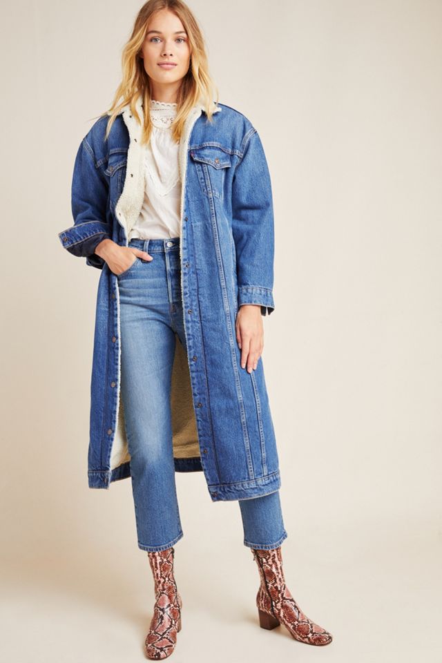 Levi's Extra-Long Denim Trucker Jacket #3