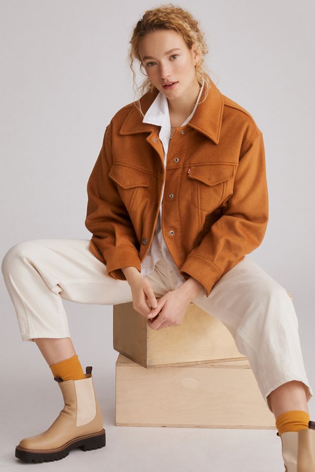 Levi's Varsity Cozy Trucker Jacket | Anthropologie