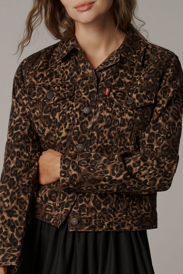 Levi's Leopard Original Trucker Jacket #1