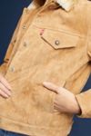 Veste Levi's Vintage Sherpa Trucker En Daim Suédé - Made In Italy, Taille S, Neuve