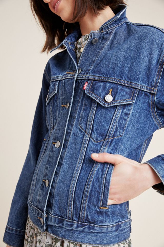 Levi's Ex-Boyfriend Denim Trucker Jacket #2