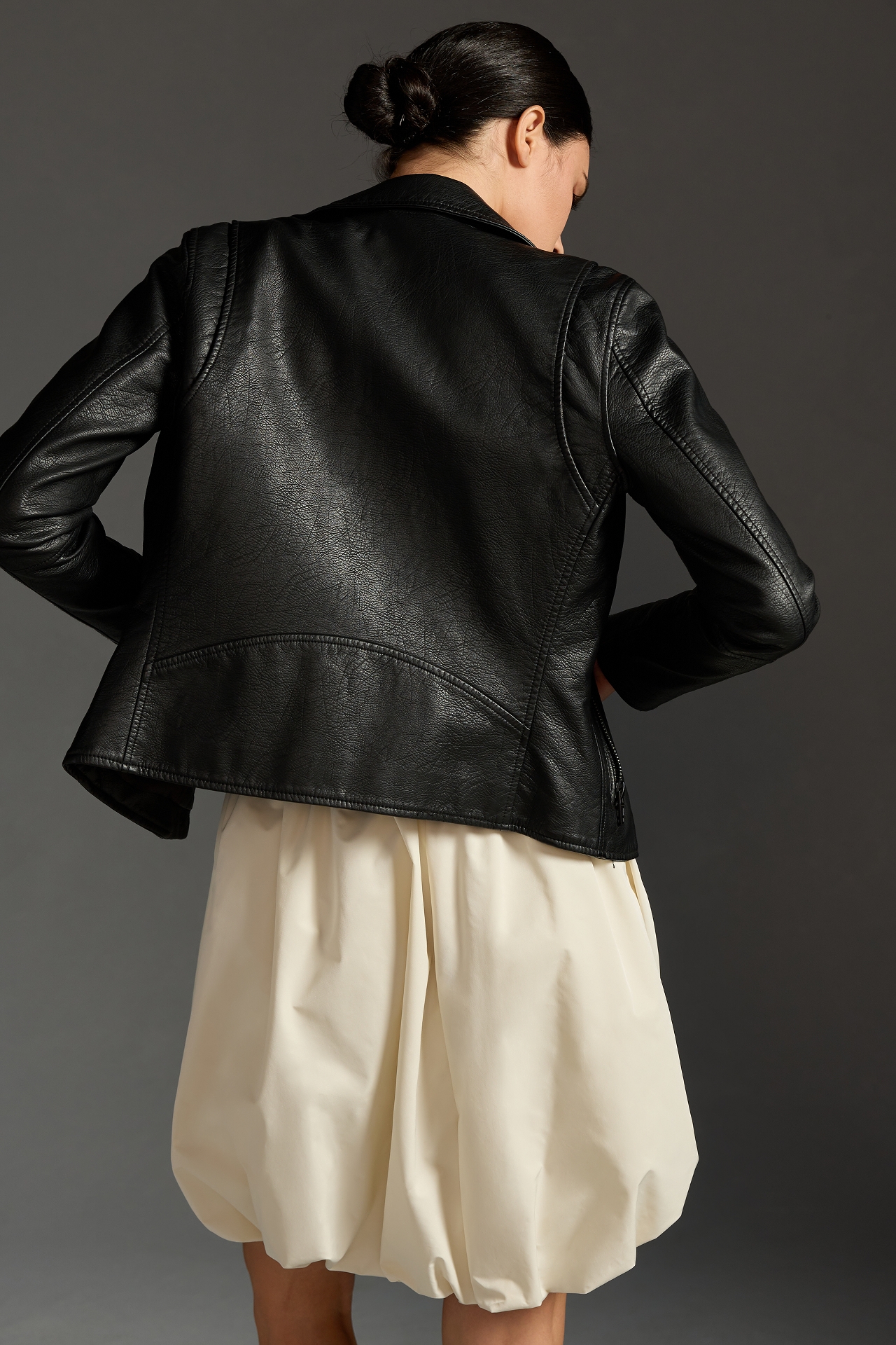 BLANKNYC Faux Leather Moto Jacket