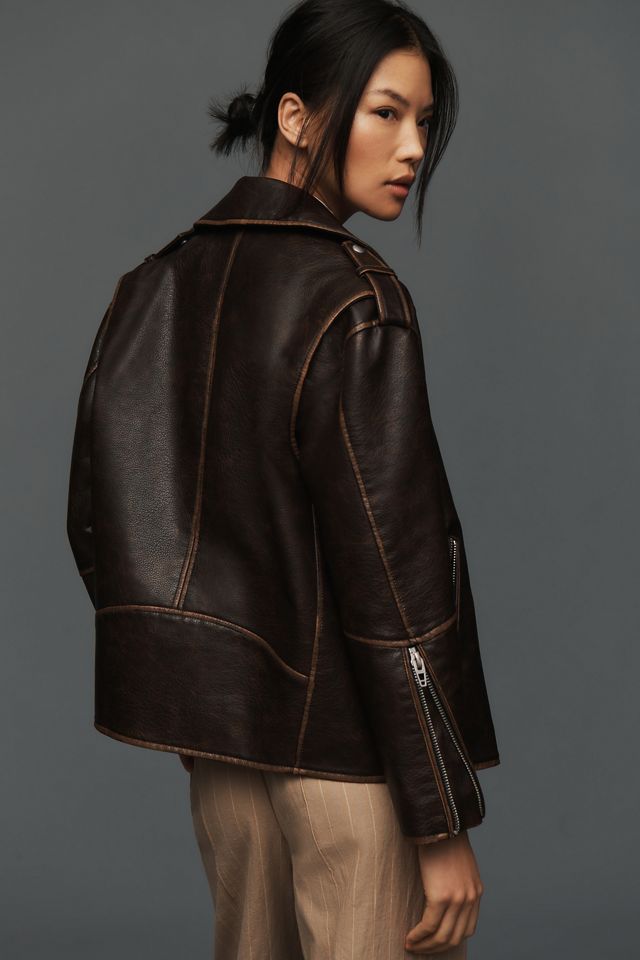 BLANKNYC Still Mine Faux Leather Moto Jacket #1