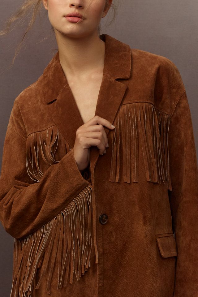 BLANKNYC Suede Fringe Jacket #4