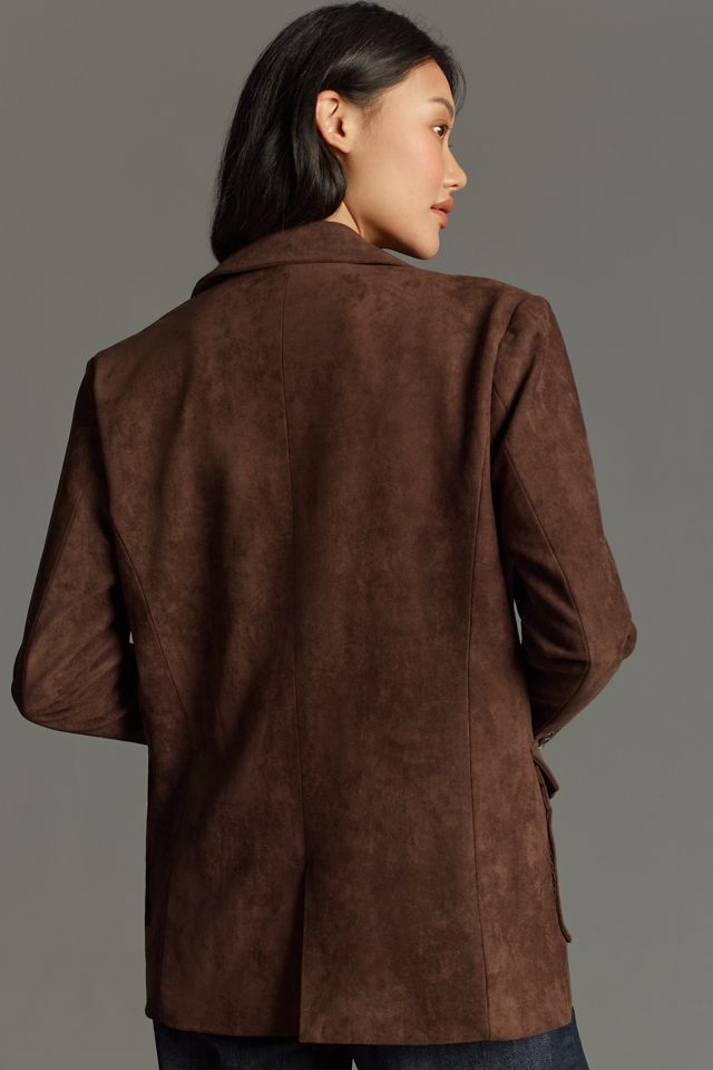 BLANKNYC Faux Suede Fringe Coat #1