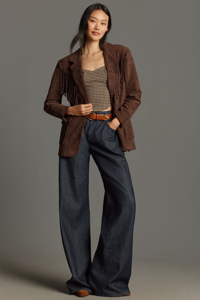 BLANKNYC Faux Suede Fringe Coat #3