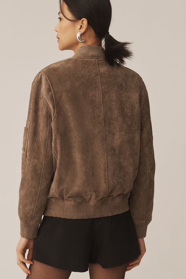 BLANKNYC Faux-Suede Bomber Jacket #1