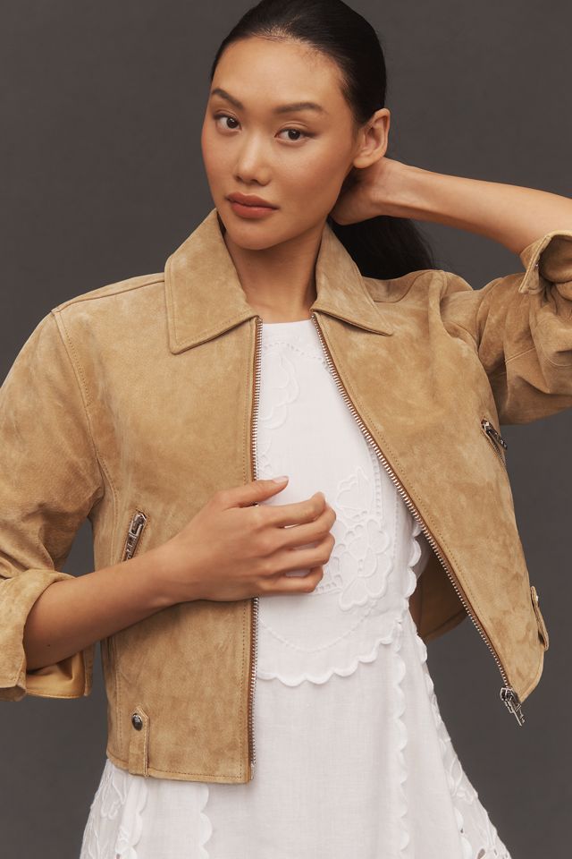 BLANKNYC Cinnamon Crunch Suede Jacket #4