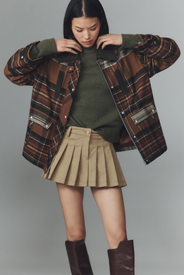 Blanknyc Situationship Plaid Shirt Jacket In Multi