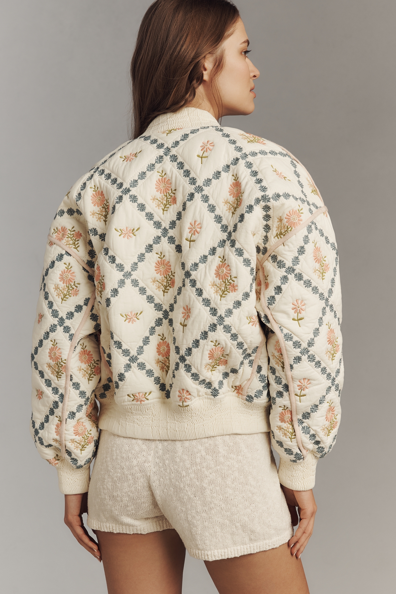 BLANKNYC Sought After Embroidered Bomber Jacket