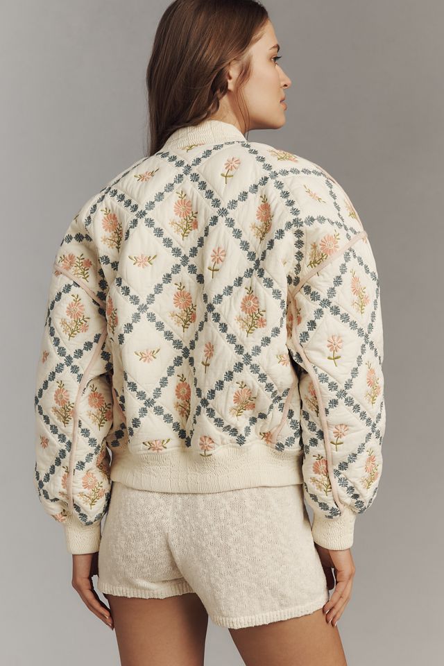 BLANKNYC Sought After Embroidered Bomber Jacket  #1