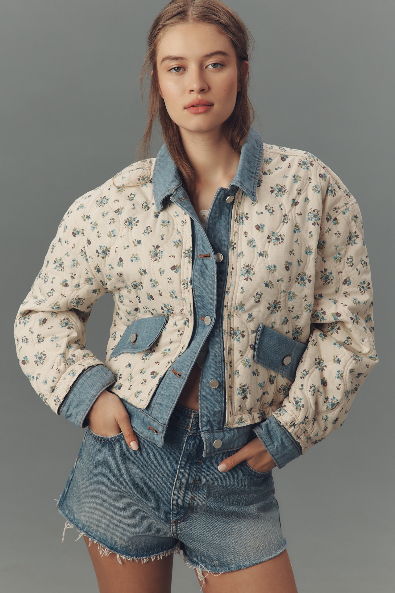 BLANKNYC Lovebirds Quilted Jacket