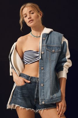 BLANKNYC Cruise Control Hooded Sweater & Denim Jacket