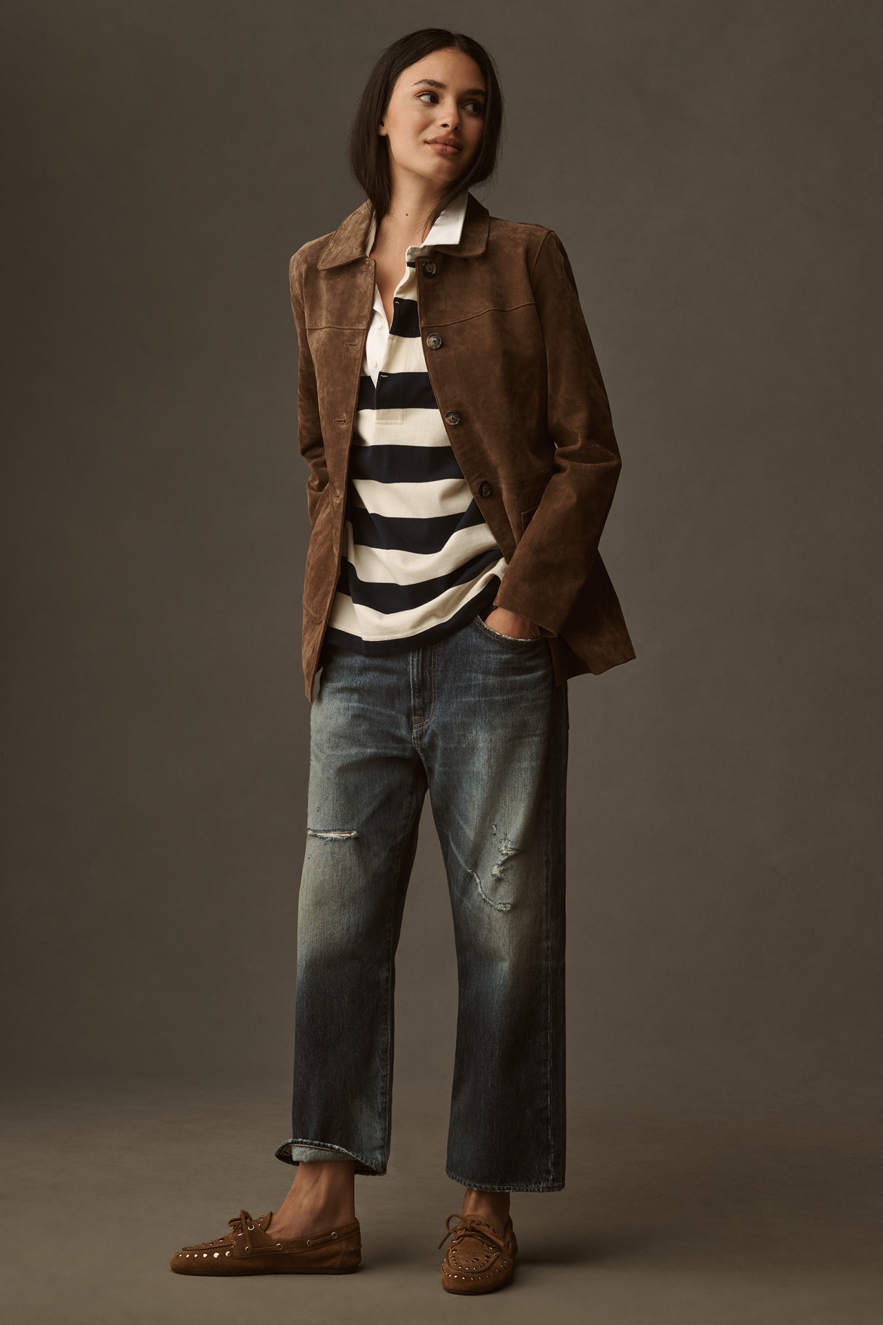 BLANKNYC Real Suede Jacket