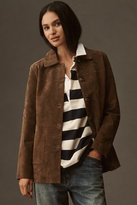 BLANKNYC Real Suede Jacket