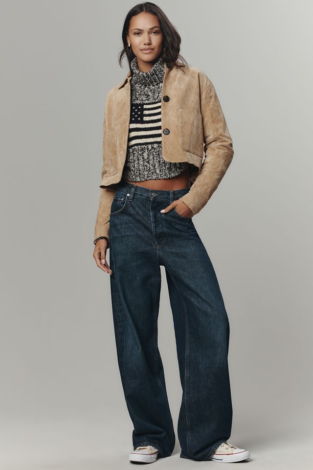 BLANKNYC Real Suede Crop Jacket #2