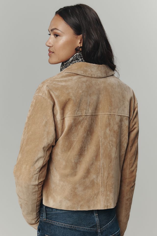 BLANKNYC Real Suede Crop Jacket #3