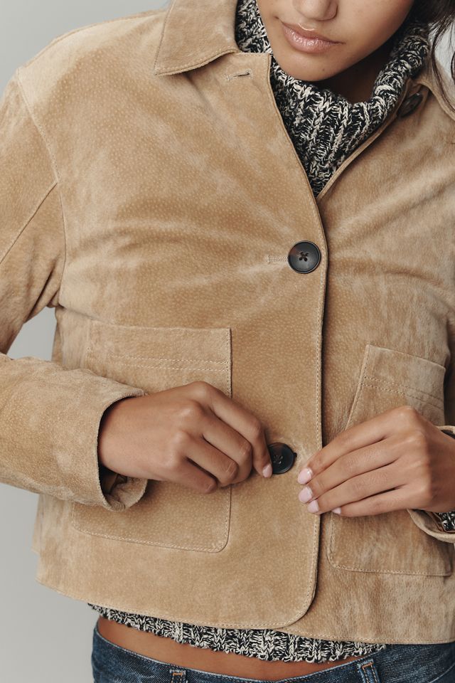 BLANKNYC Real Suede Crop Jacket #4