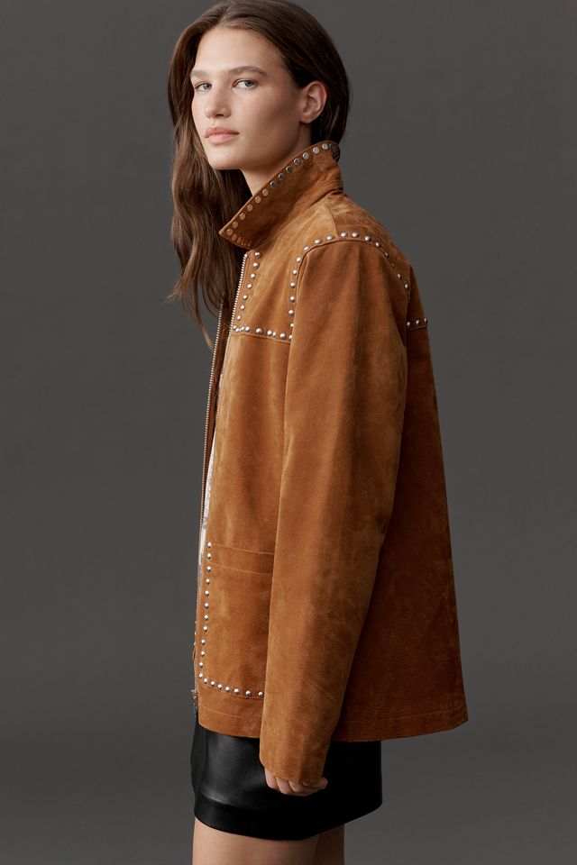BLANKNYC Real Suede Studded Jacket #2