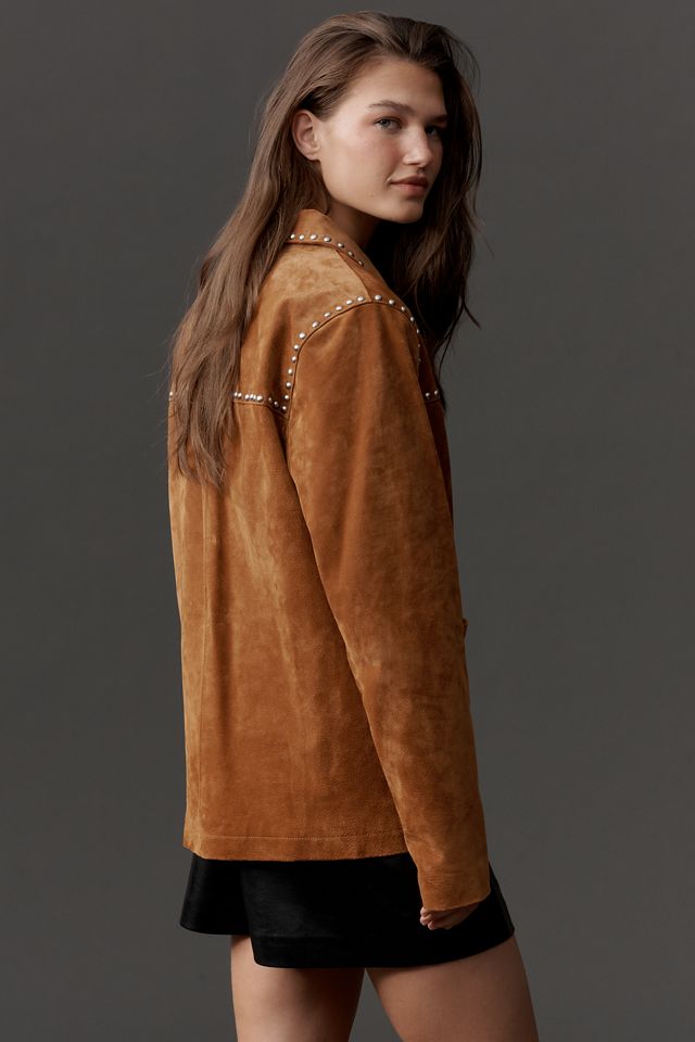 BLANKNYC Real Suede Studded Jacket #3