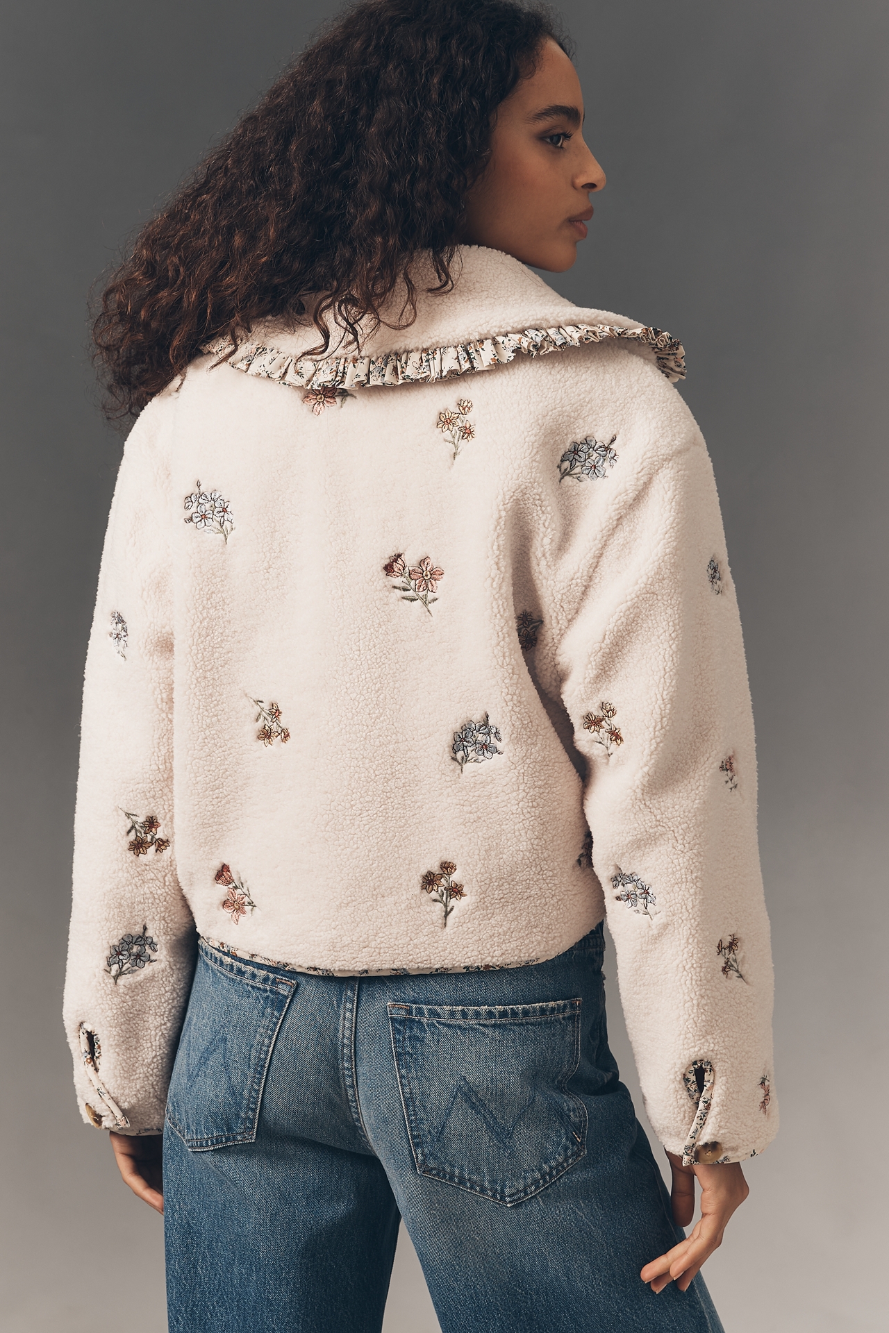 BLANKNYC Sweet Talker Sherpa Fleece Jacket