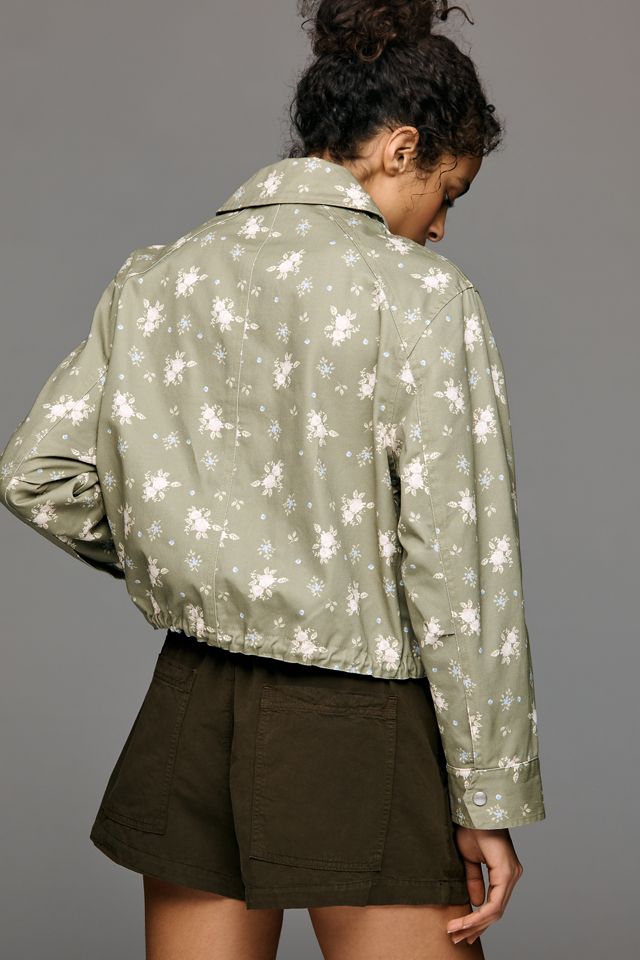 BLANKNYC Olive Ditsy Utility Jacket | Anthropologie