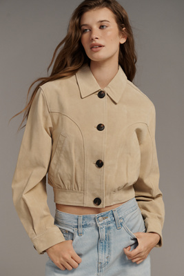 Morning Latte Suede Jacket