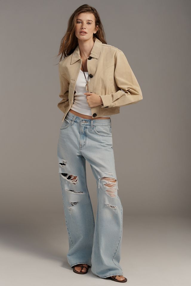BLANKNYC Morning Latte Suede Jacket #3
