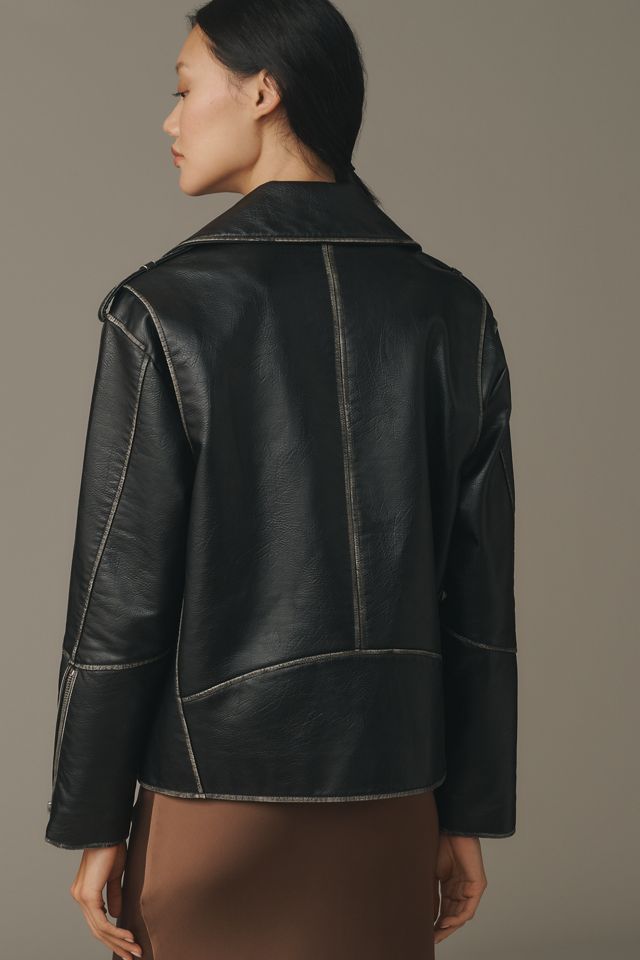 BLANKNYC Still Mine Faux Leather Moto Jacket #1