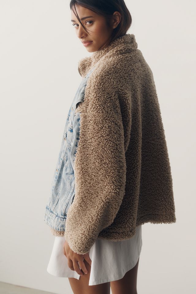 BLANKNYC Fuzzy Wuzzy Denim Jacket #2