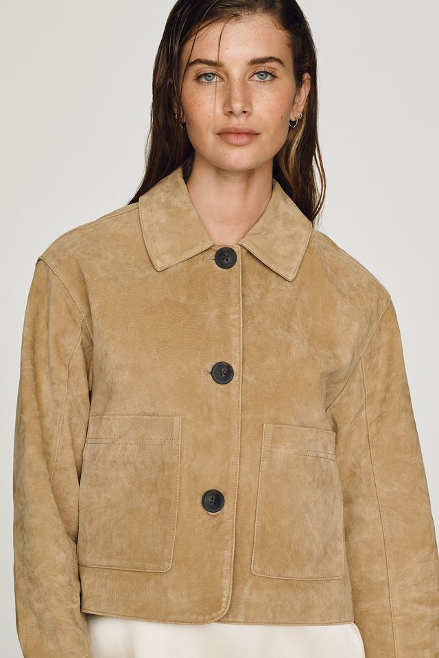 BLANKNYC Cropped Suede Jacket #1