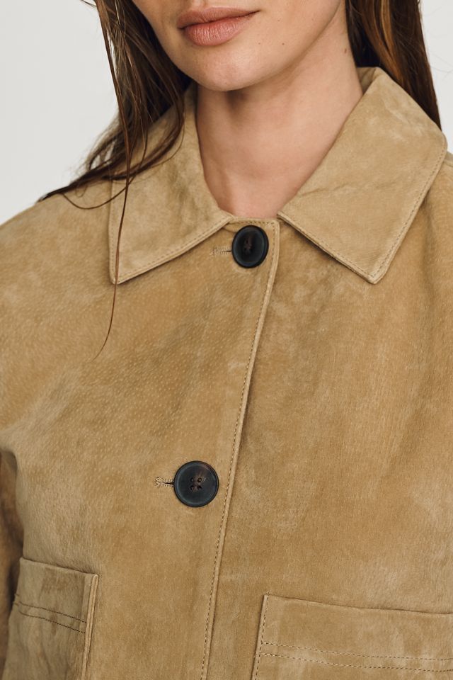BLANKNYC Cropped Suede Jacket #3