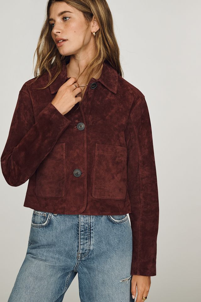 BLANKNYC Cropped Suede Jacket #3