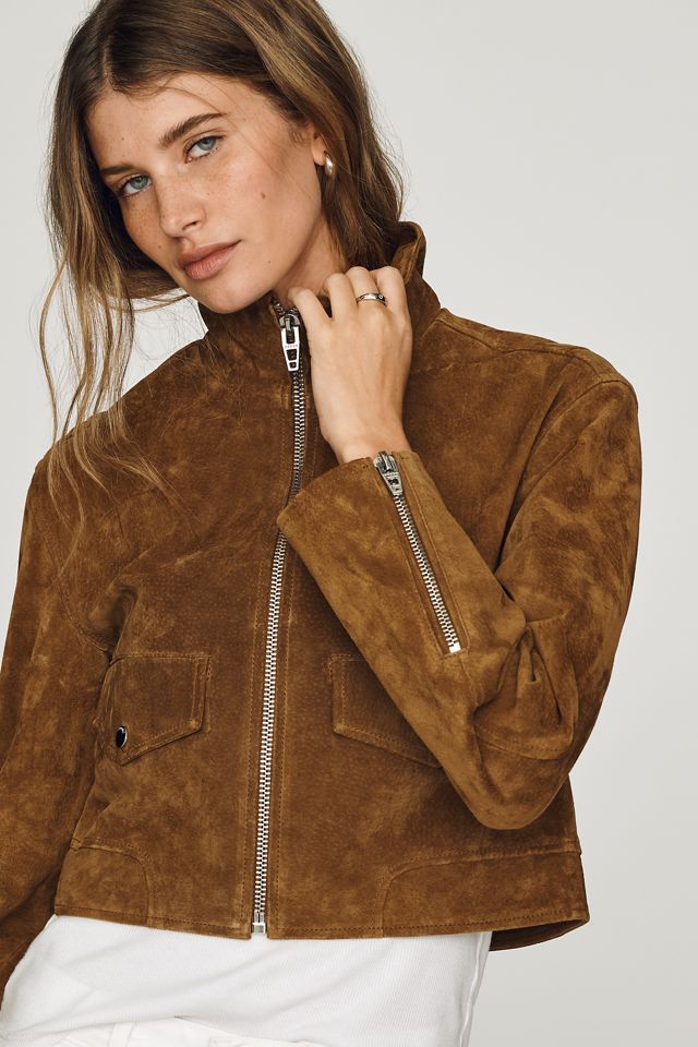 BLANKNYC Suede Cropped Jacket #3