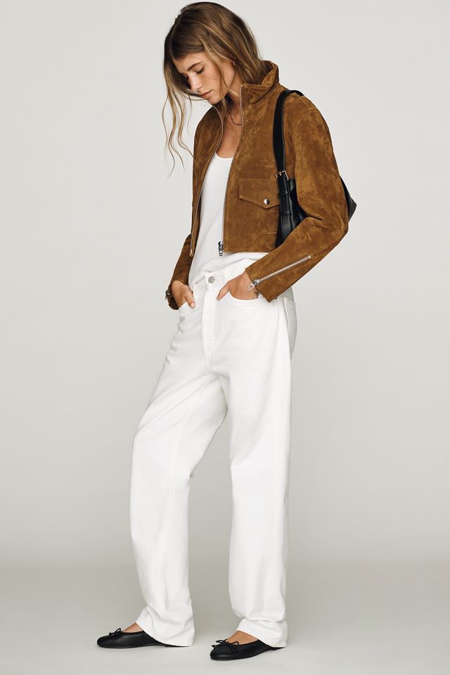 BLANKNYC Suede Cropped Jacket #4