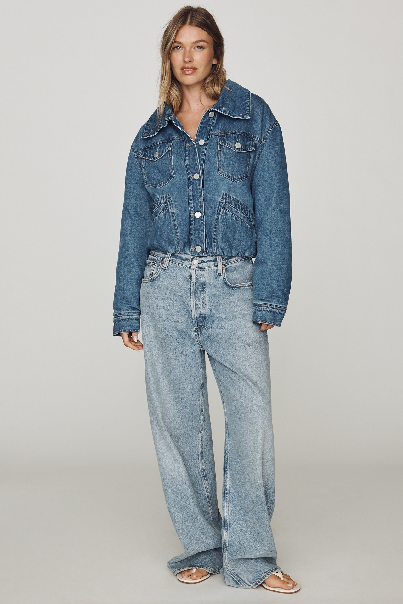 BLANKNYC Side Quest Funnel-Neck Jacket