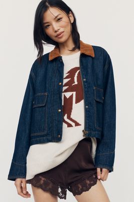 BLANKNYC Out and About Cotton Denim Jacket