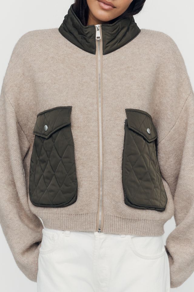 BLANKNYC Army Brat Quilted Jacket #1