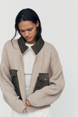 BLANKNYC Army Brat Quilted Jacket