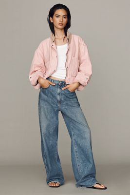 BLANKNYC Cotton Crop Bomber Jacket