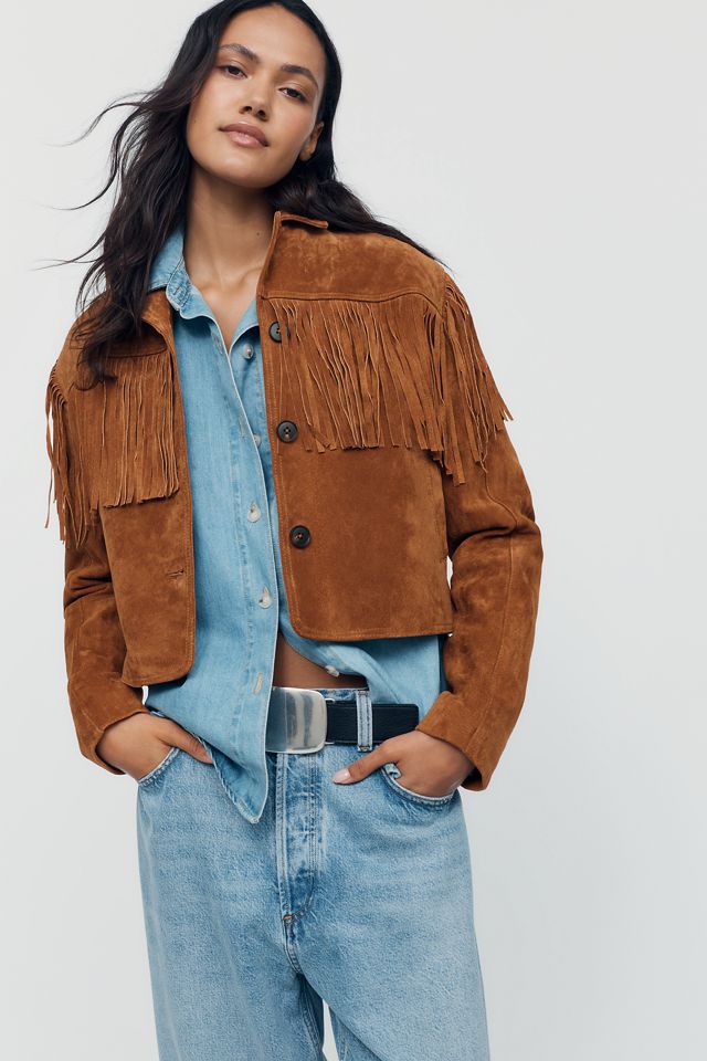 BLANKNYC Smoked Paprika Suede Jacket #2