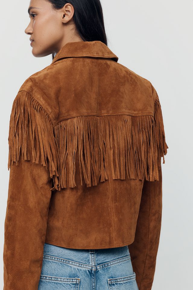 BLANKNYC Smoked Paprika Suede Jacket #4