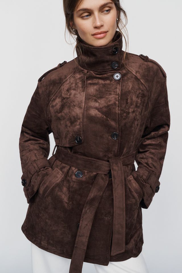 BLANKNYC Belted Short Trench Coat #2