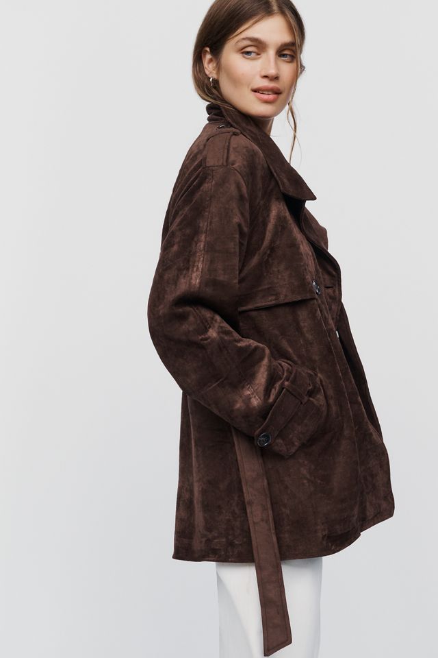 BLANKNYC Belted Short Trench Coat #3