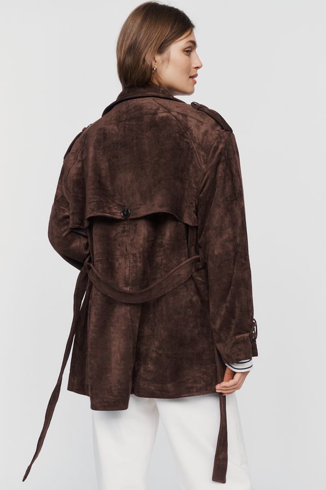 BLANKNYC Belted Short Trench Coat #4