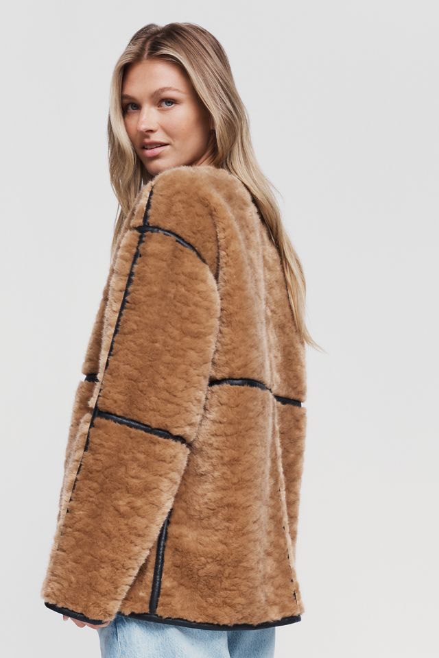 BLANKNYC City Lights Faux Sherpa Fleece Jacket #3